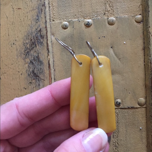 NEW HANDCRAFT BOHO STATEMENT HANDMADE SHELL EARRINGS PUERTO RICO - Picture 4 of 5